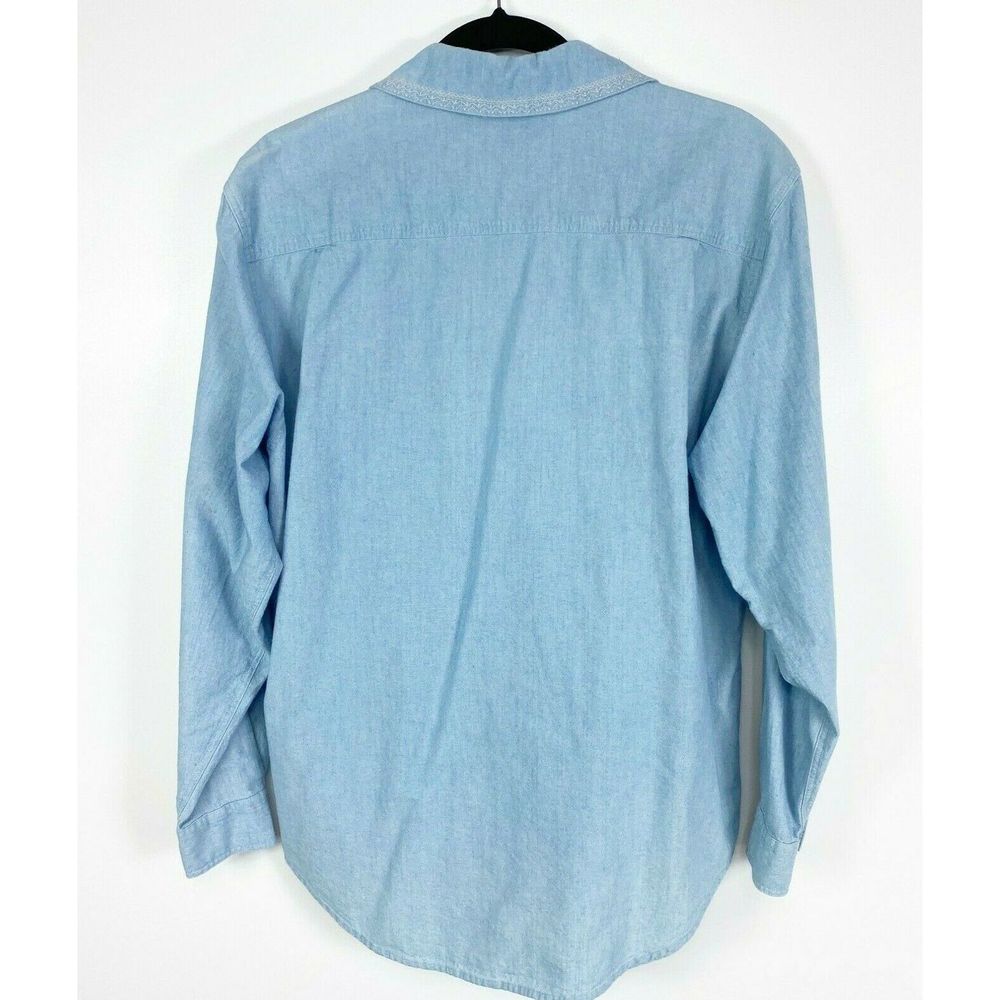 J Mclaughlin For Sanyo Chambray Button Up Shirt - image 4